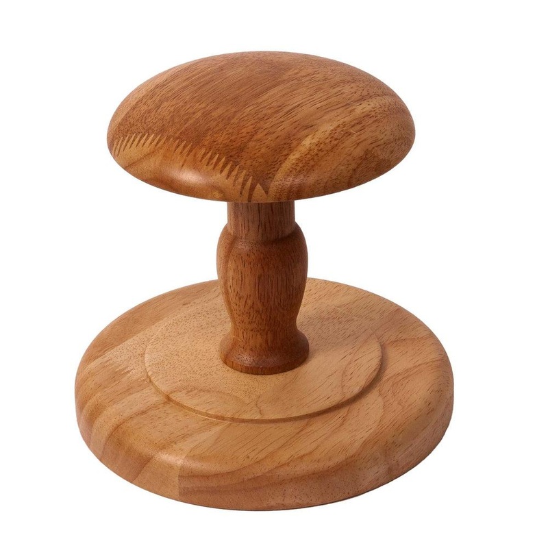 Wooden Table Top Hat Stand Antiqued