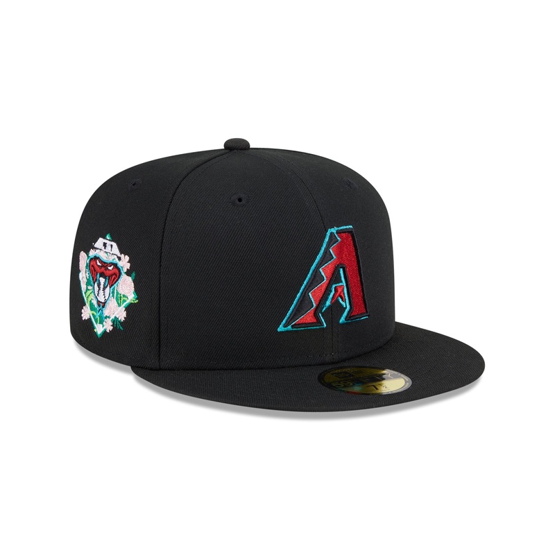Arizona Diamondbacks Floral Undervisor 59FIFTY Fitted Hat 7