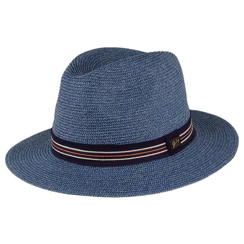 Bailey Hats Hester Fedora Hat – Navy Heather S