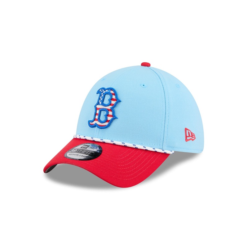 Boston Red Sox Independence Day 2025 39THIRTY Stretch Fit Hat S/M
