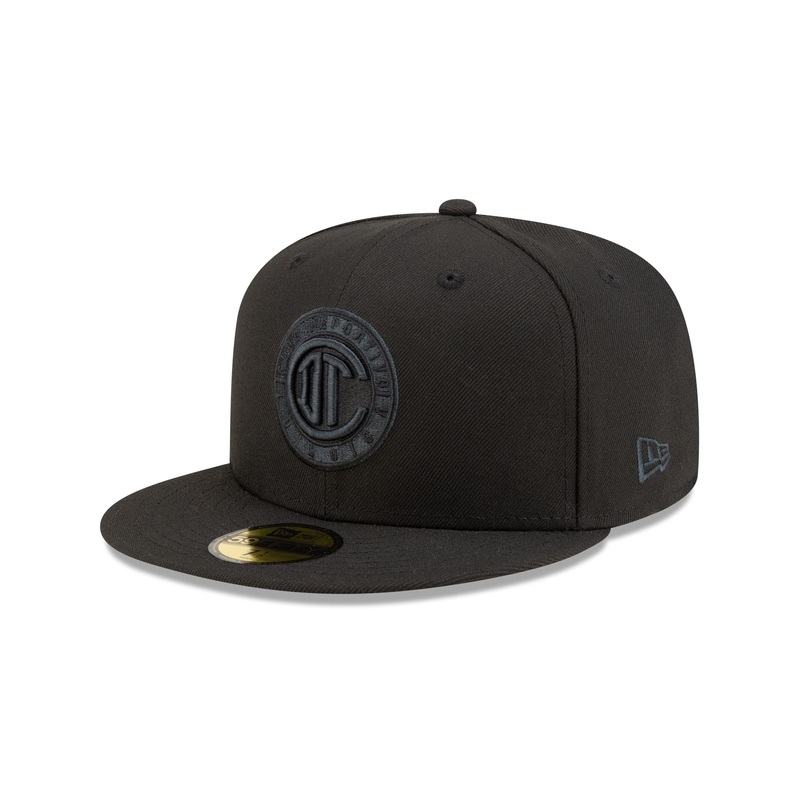 Deportivo Toluca FC Black 59FIFTY Fitted Hat 7
