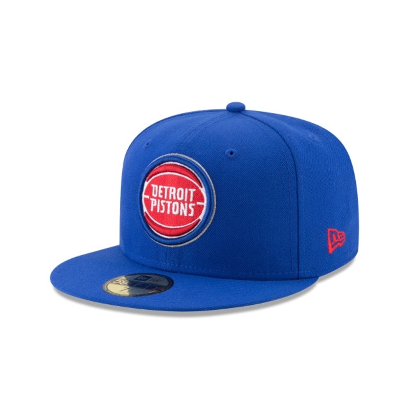 Detroit Pistons Team Color 59FIFTY Fitted Hat 6 7/8