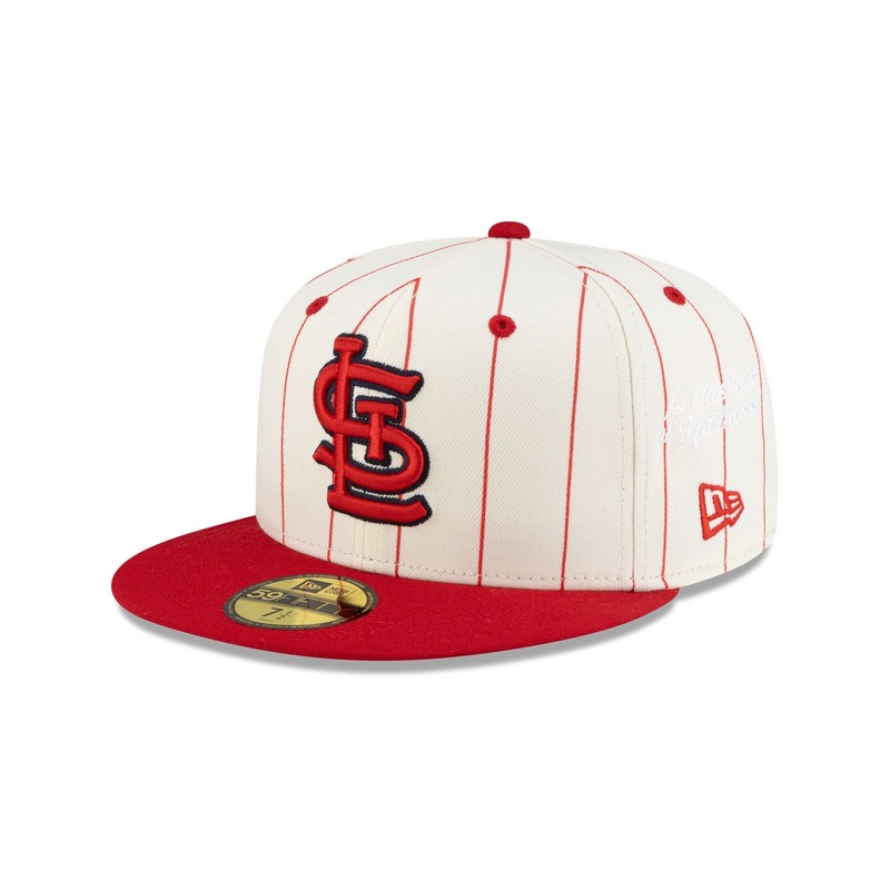 Diet Starts Monday x St. Louis Cardinals Pinstripe 59FIFTY Fitted Hat 7