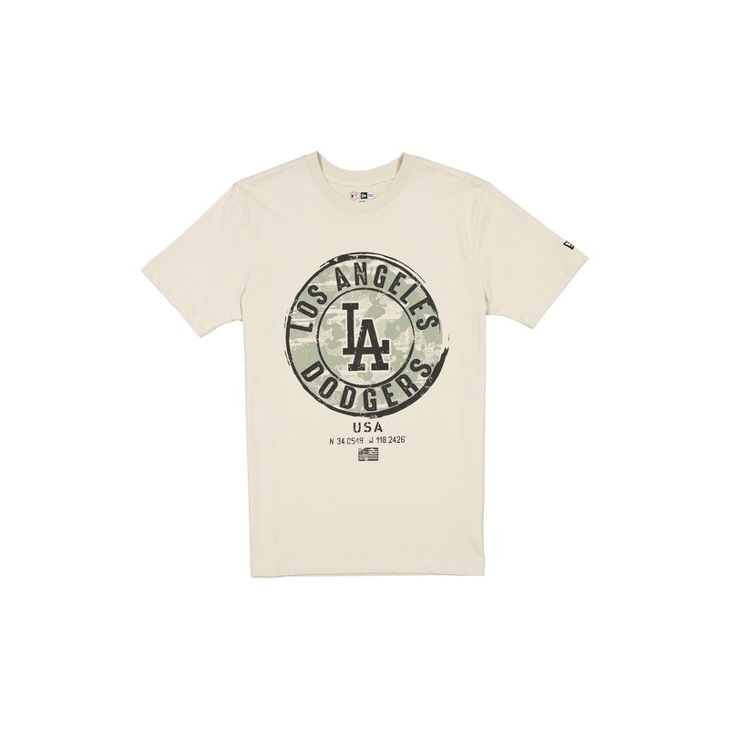 Los Angeles Dodgers Armed Forces Day 2025 Stone T-Shirt S