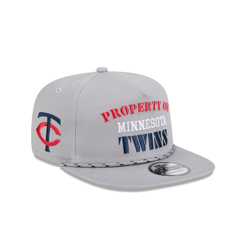 Minnesota Twins Vintage Gray Rope Golfer Hat One Size