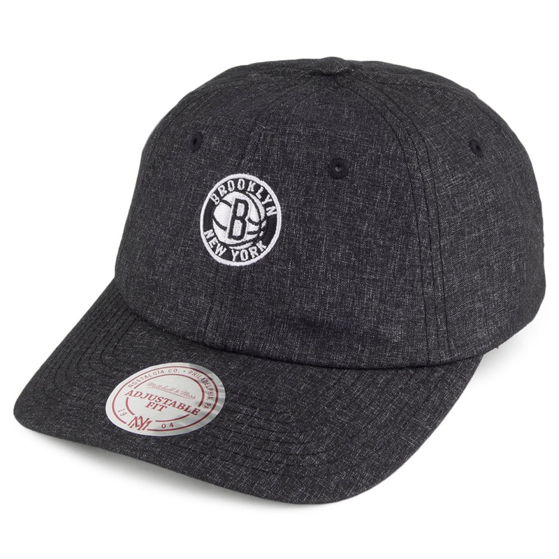 Mitchell & Ness Brooklyn Nets Baseball Cap – Melange – Charcoal Adjustable