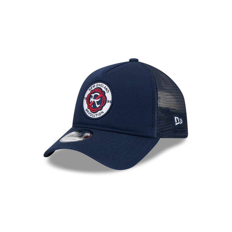 New England Revolution Team 9FORTY A-Frame Snapback Hat One Size