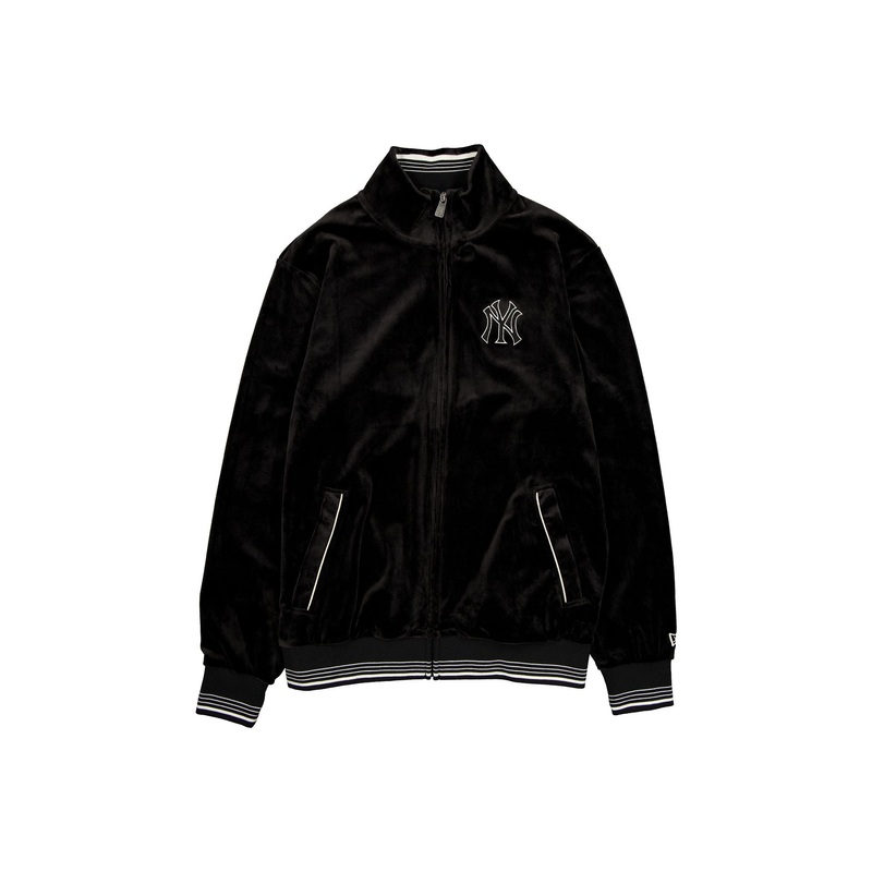New York Yankees Velour Track Jacket S