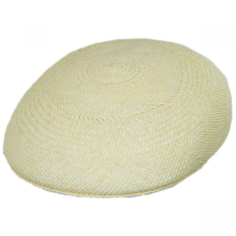 Panama Straw Ascot Cap NATURAL S