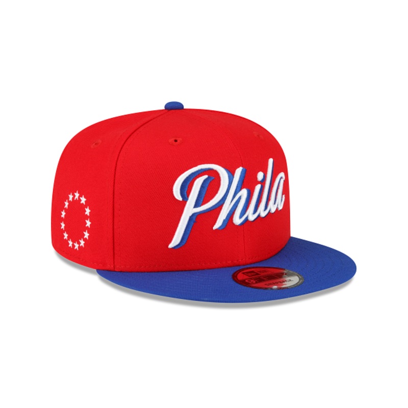 Philadelphia 76ers 2024 Statement Edition 9FIFTY Snapback Hat One Size