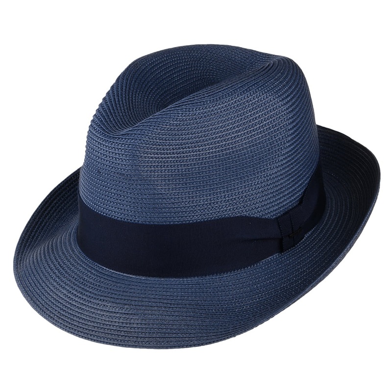 Bailey Hats Craig Special Fedora Hat – Navy Blue S