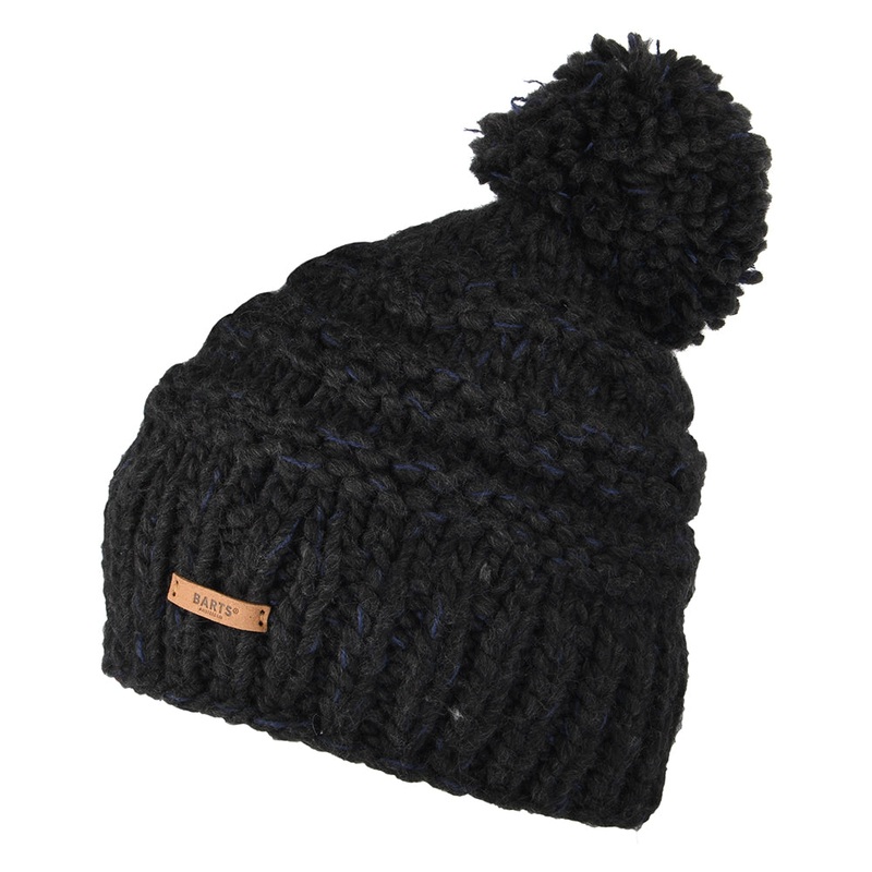 Barts Hats Jasmin Bobble Hat – Charcoal 1-Size