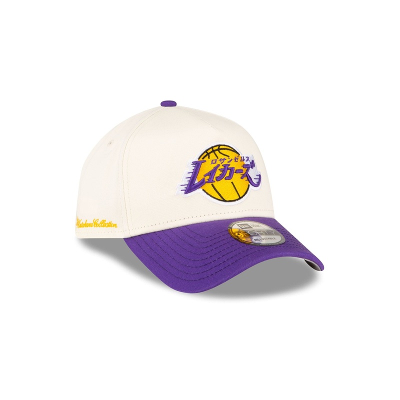 Hyperfly Katakana X Los Angeles Lakers 9FORTY A-Frame Snapback Hat One Size