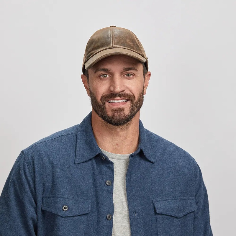 Sidecar | Mens Leather Cap Brown OS