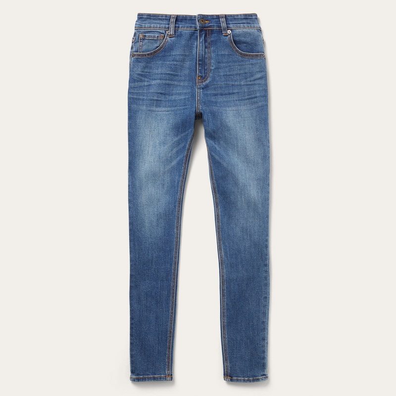902 High Waist Skinny Fit Jeans Blue 0 S