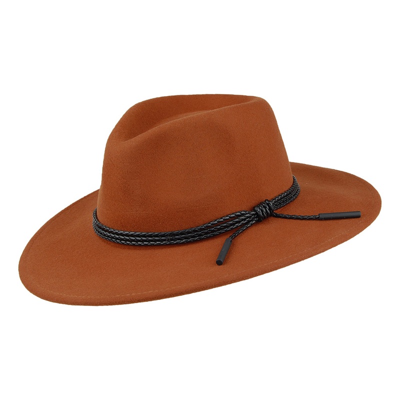 Bailey Hats Piston Wool Felt Outback Hat – Caramel S