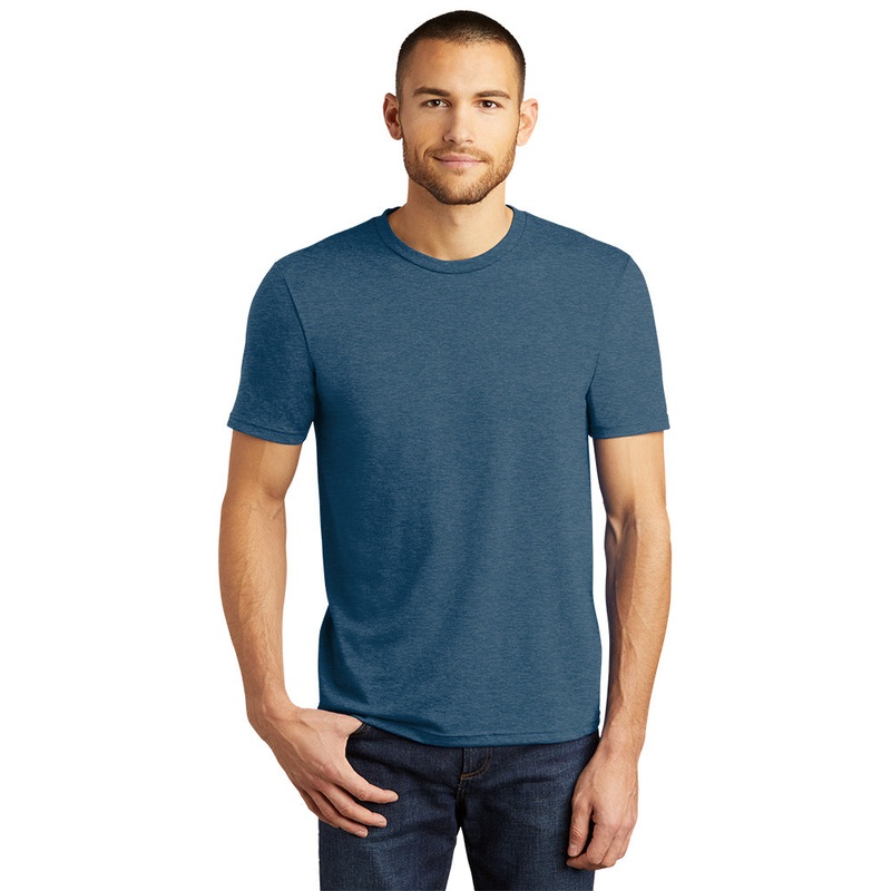 District DM130 Perfect Tri Tee – Heathered Neptune Blue Heathered Neptune Blue XS