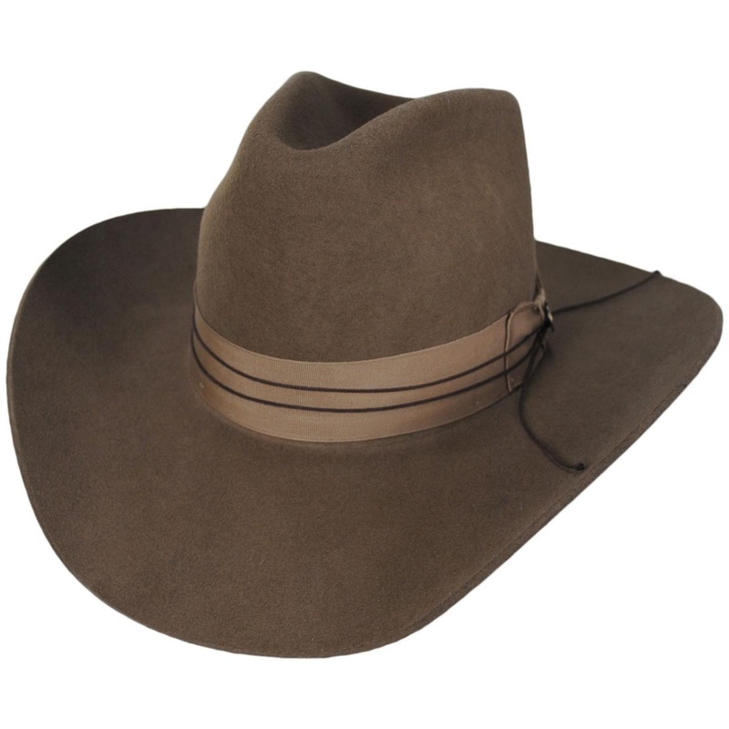 Enigma Wool Felt Western Hat PECAN S