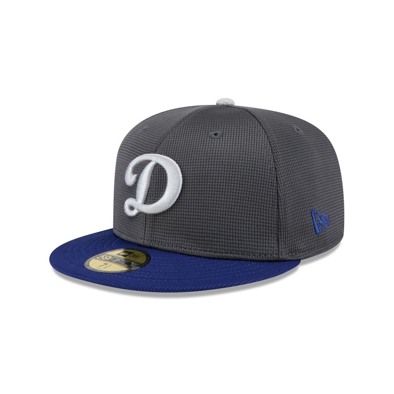 Los Angeles Dodgers 2025 Batting Practice Gray 59FIFTY Fitted Hat 7