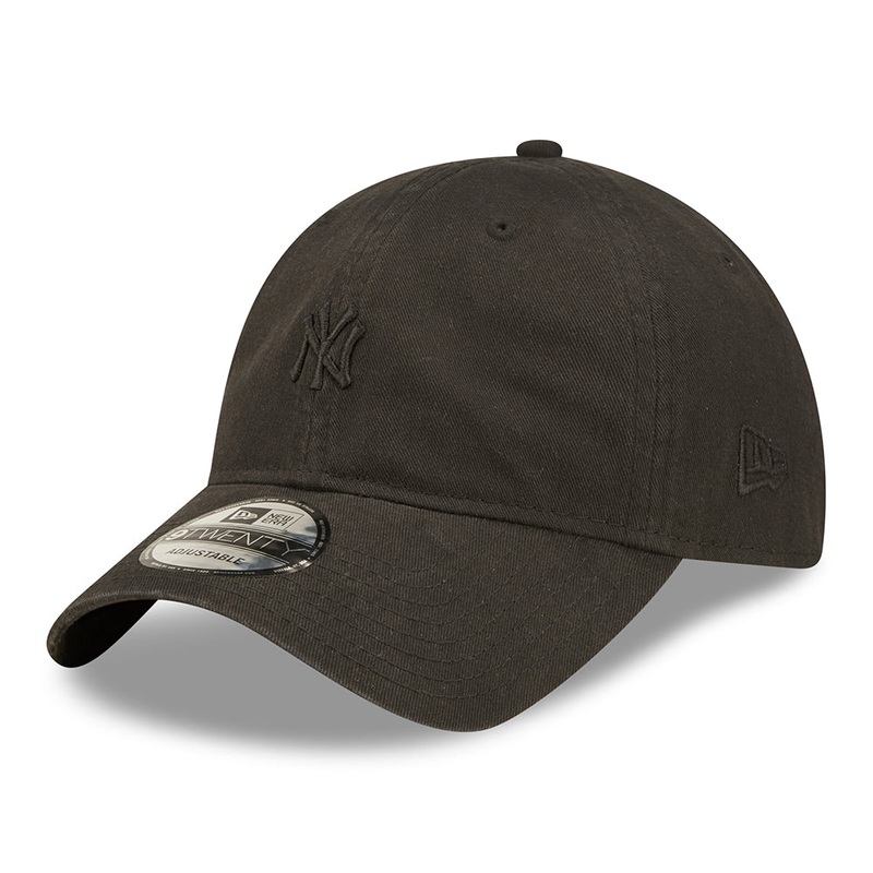 New Era 9TWENTY New York Yankees Baseball Cap – MLB Mini Logo – Black Adjustable