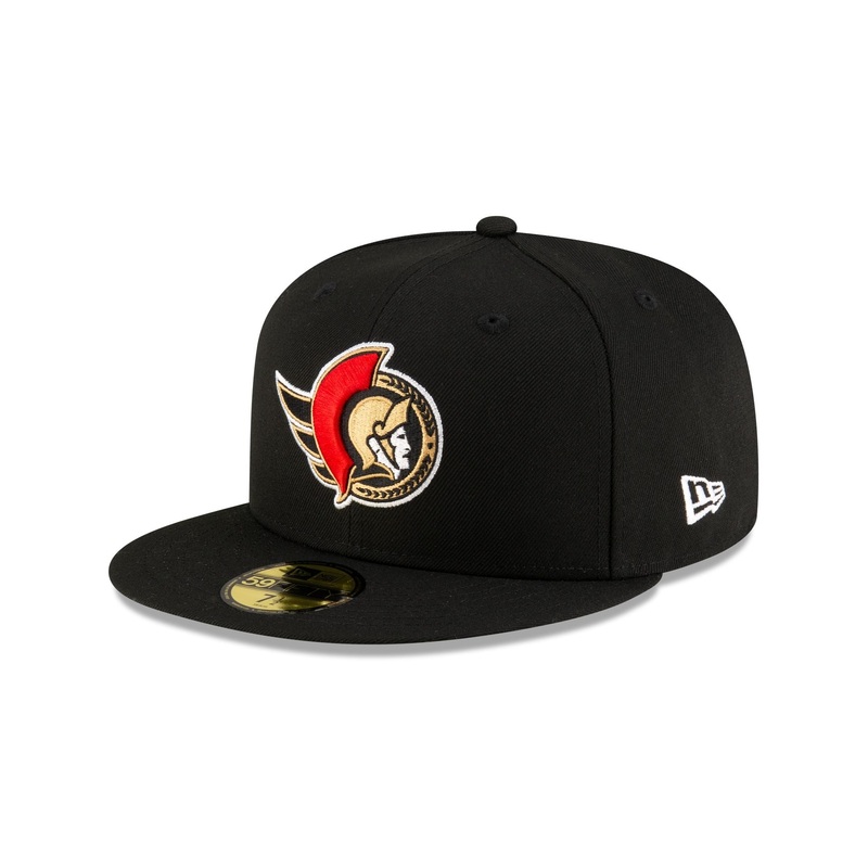 Ottawa Senators Black 59FIFTY Fitted Hat 7