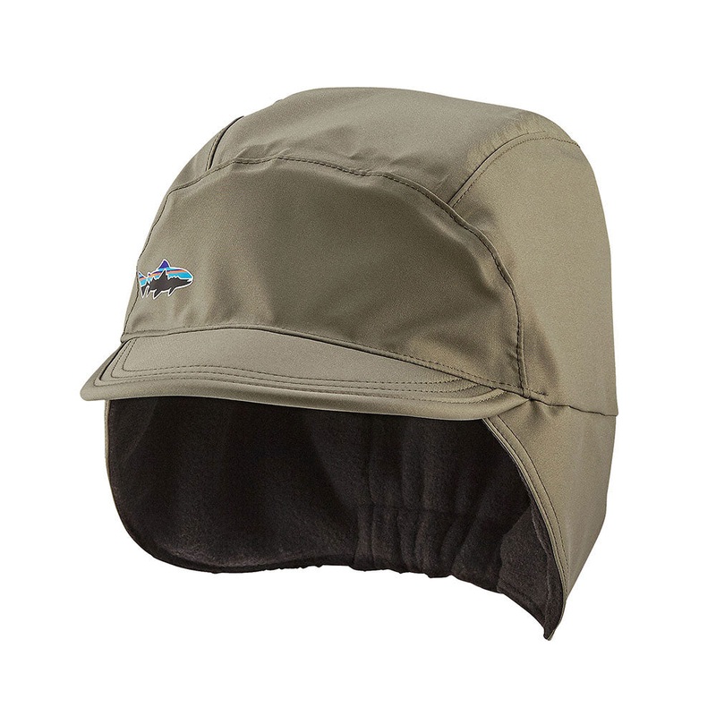 Patagonia Hats Water Resistant Shelled Synchilla Cap II – Olive Small/Medium