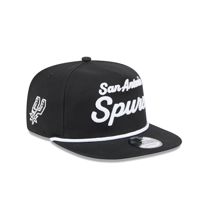 San Antonio Spurs Team Text Golfer Hat One Size