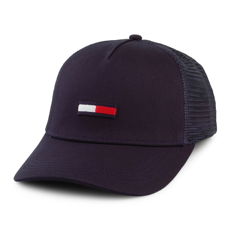 Tommy Hilfiger Hats Flag Trucker Cap – Dark Navy Adjustable