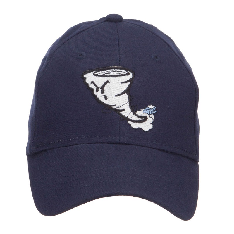 Tornado Embroidered Youth Brushed Cap Navy One Size