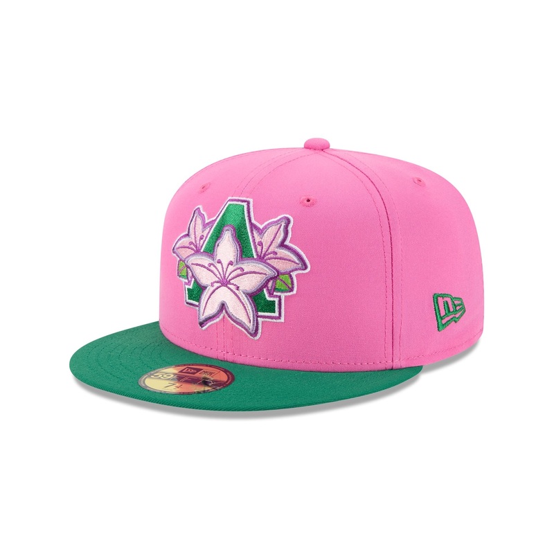 Augusta GreenJackets Theme Night Pink 59FIFTY Fitted Hat 7