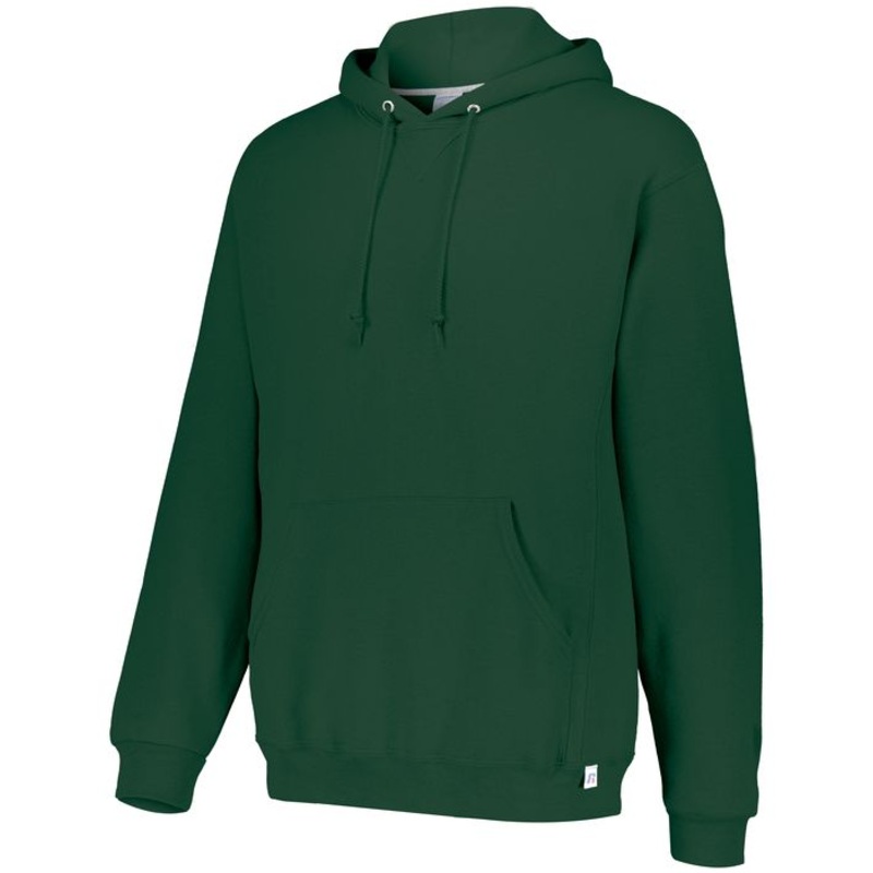 Russell Athletic 695HBM Dri-Power Fleece Hoodie – Dark Green Dark Green S