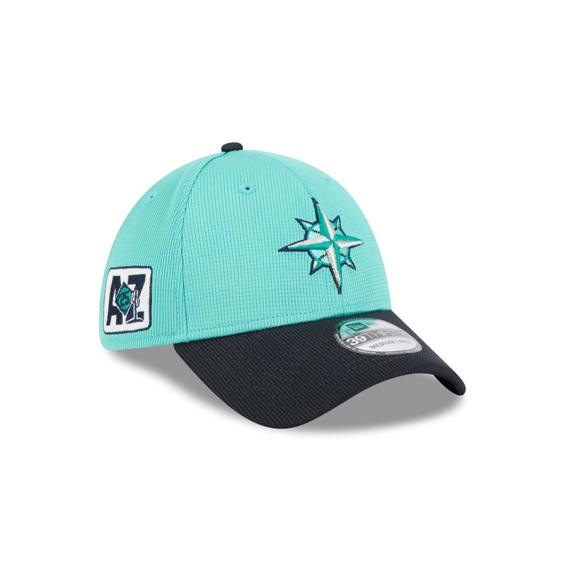Seattle Mariners 2025 Spring Training 39THIRTY Stretch Fit Hat S/M