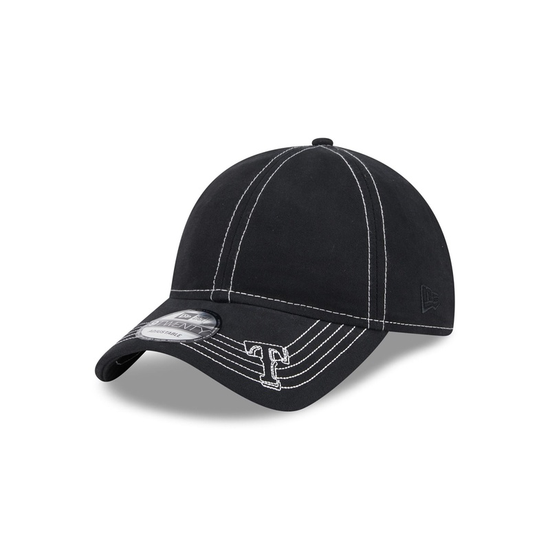 Texas Rangers Contrast Stitch 9TWENTY Adjustable Hat One Size