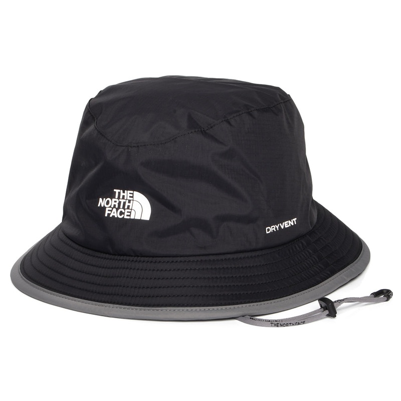 The North Face Hats Antora Waterproof Rain Bucket Hat – Black-Grey Small/Medium