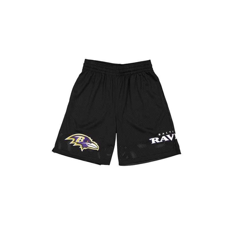 Baltimore Ravens Mesh Black Shorts S