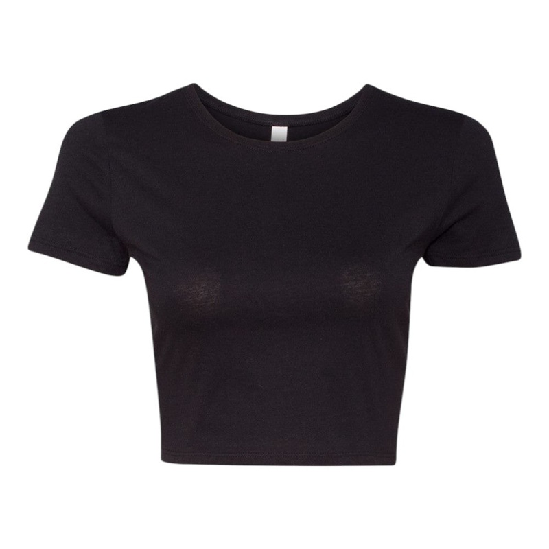 BELLA + CANVAS 6681 Womens Crop Tee White XS/S