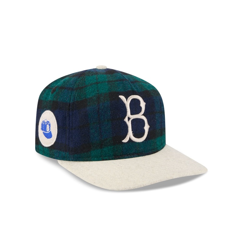 Brooklyn Dodgers Plaid Letterman 19TWENTY Adjustable Hat One Size