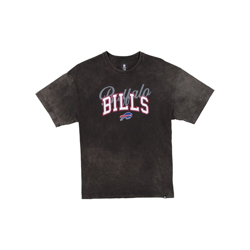Buffalo Bills Women’s Oversized Washed Black T-Shirt XS