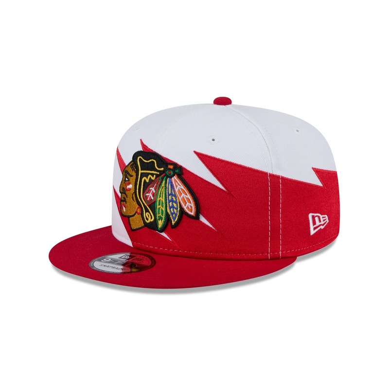 Chicago Blackhawks Jagged 9FIFTY Snapback Hat One Size