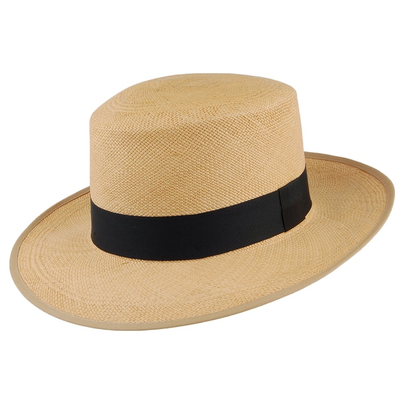 Christys Hats Camila Wide Brim Panama Boater Hat – Natural S