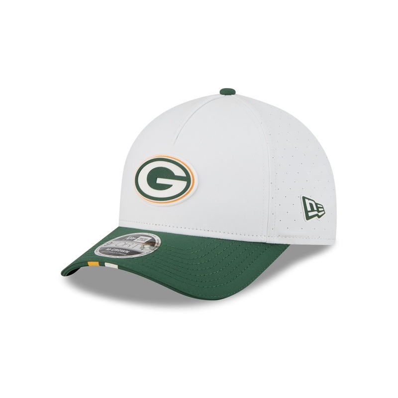 Green Bay Packers 2025 Training 9FORTY M-Crown A-Frame Snapback Hat One Size