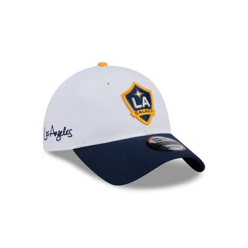 LA Galaxy 2024 Jersey Hook 9TWENTY Adjustable Hat One Size