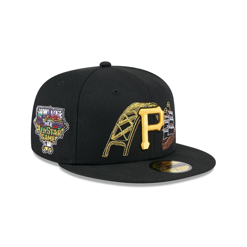 Pittsburgh Pirates State Stitch 59FIFTY Fitted Hat 7