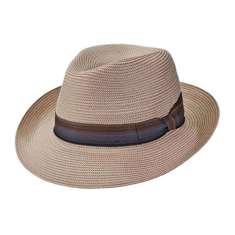 Sandoval Pinch Front Large Brim Fedora Hat – Brooklyn Hat Co, Urban Essentials – Natural Natural Medium (57 cm)
