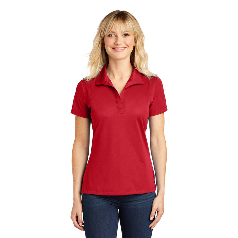 Sport-Tek LST650 Ladies Micropique Sport-Wick Polo – True Red True Red XS