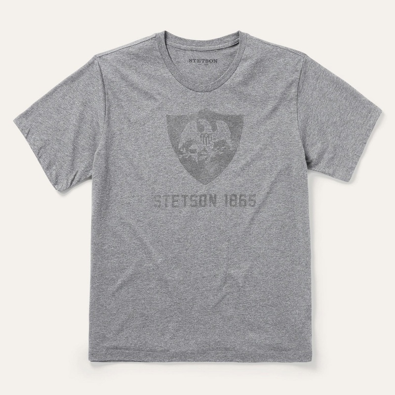 Vintage Eagle Graphic Tee Grey S