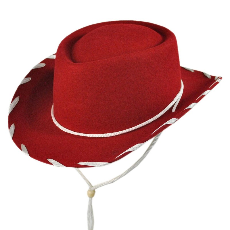 Wholesale Kid’s Classic Wool Felt Cowboy Hat B2B Pre-Pack RED (12) ONE SIZE FITS MOST