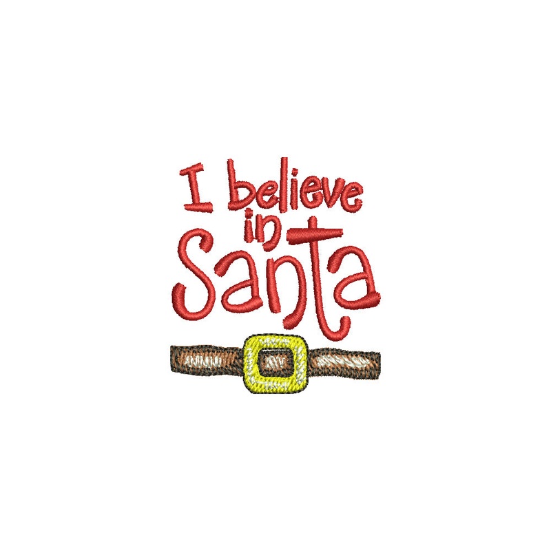 Words of I Believe In Santa Default Title One Size