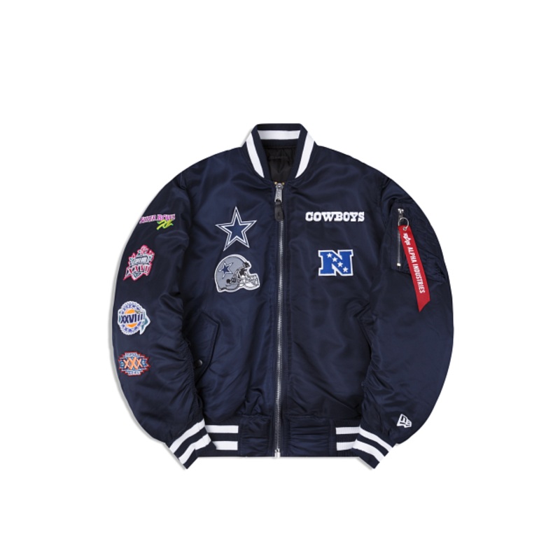 Alpha Industries X Dallas Cowboys MA-1 Bomber Jacket S