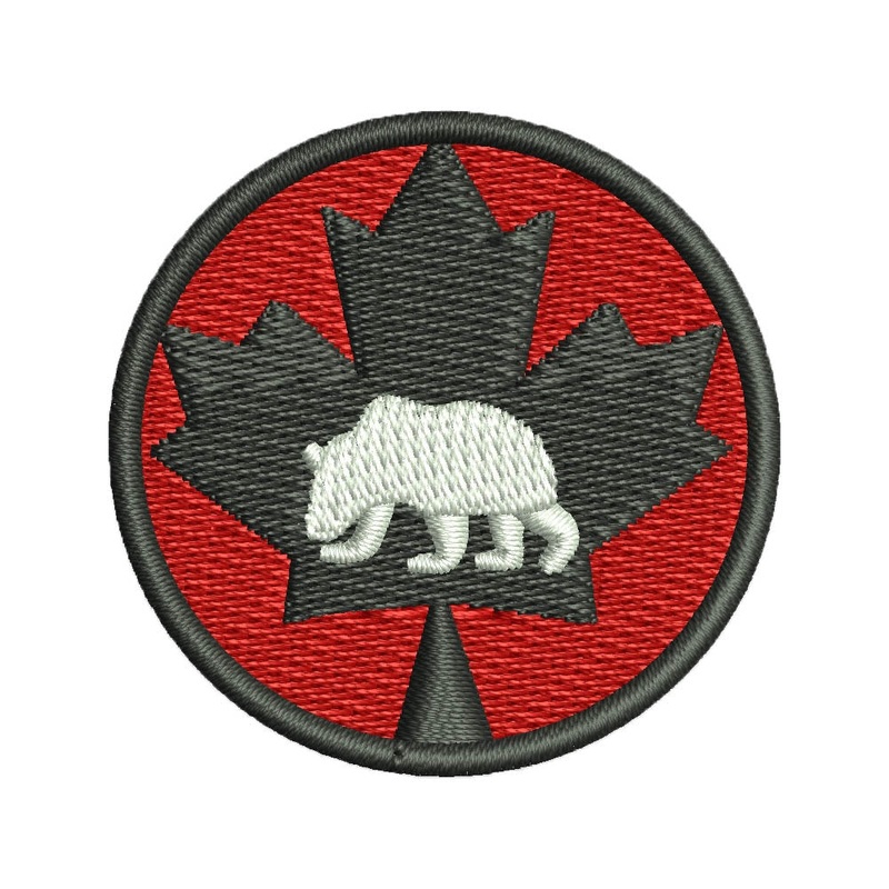 Canada Leaf With Bear Default Title One Size